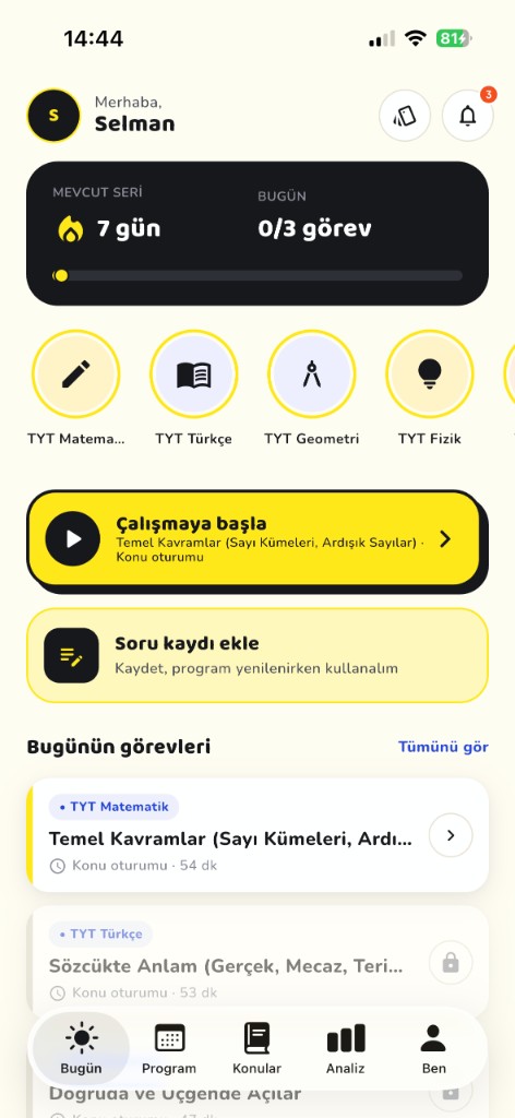 Güne net bir planla başla
